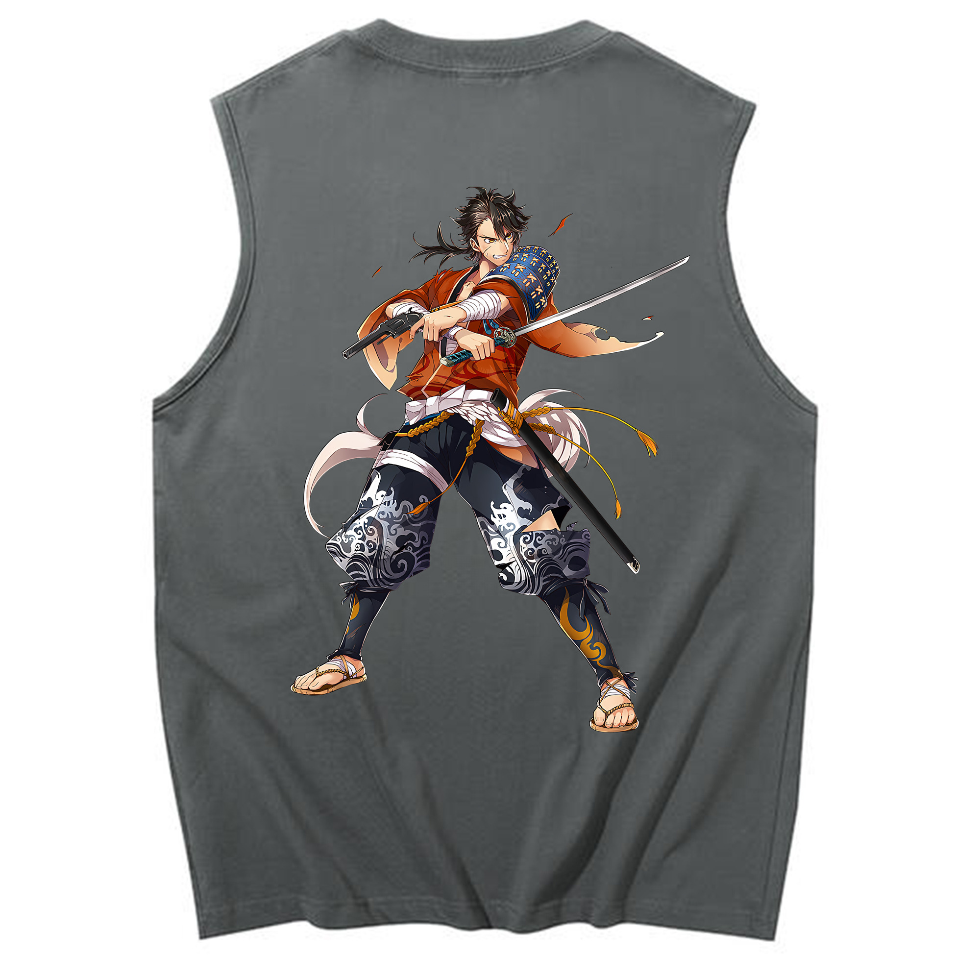 （画像用） 刀剣乱舞 Touken Ranbu コットン100％タンクトップ（背面プリント）